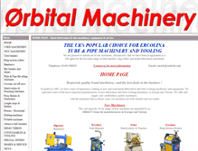 Tablet Screenshot of orbitalmachinery.com